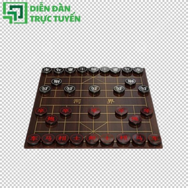 Bàn cờ tướng vector sắc nét