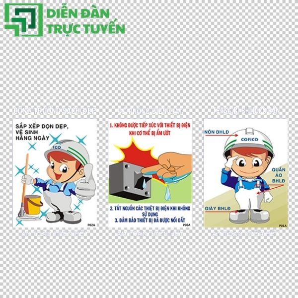 20+ mẫu biển báo công trường đang thi công vector