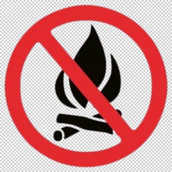 Cấm lửa vector cơ bản