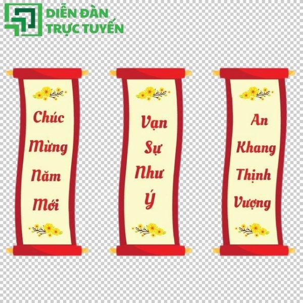 Bộ sưu tập vector câu đối Tết đẹp, tinh tế và dễ chỉnh sửa