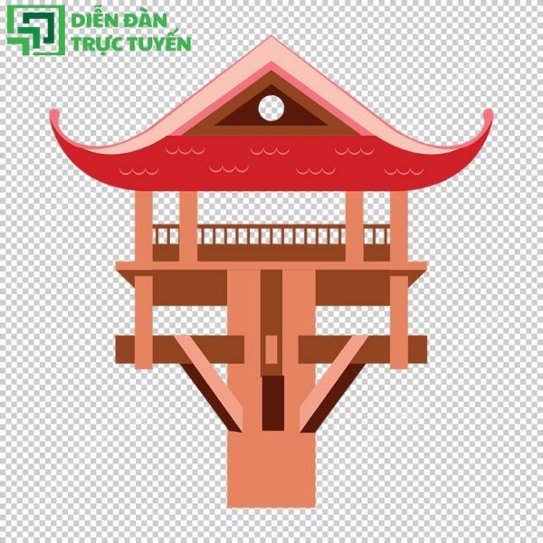 Chùa một cột phiên bản sắc nét cho dân thiết kế