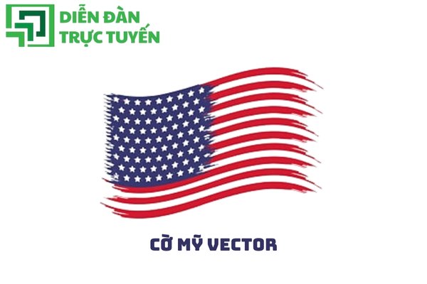 Cờ mỹ vector