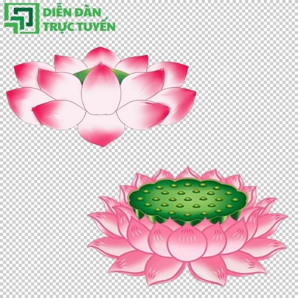 Mẫu đài sen Phật vector tinh xảo, đẹp mắt