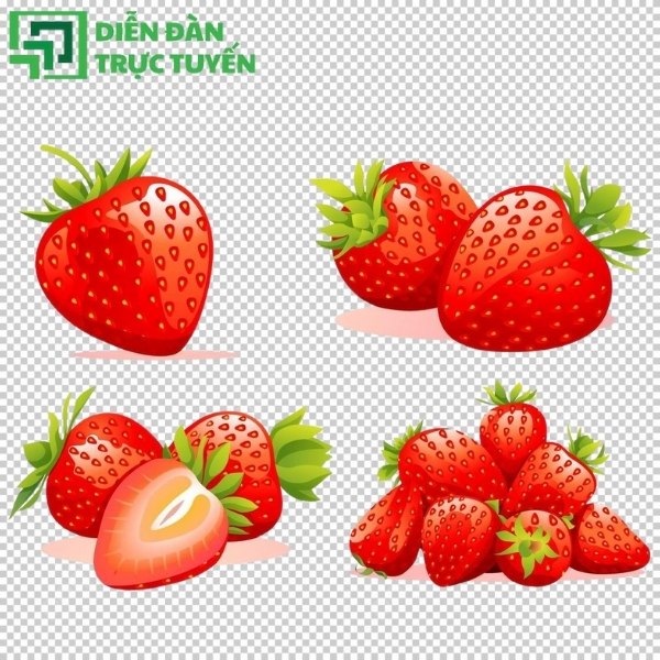 Dâu tây vector PNG, AI, SVG, EPS