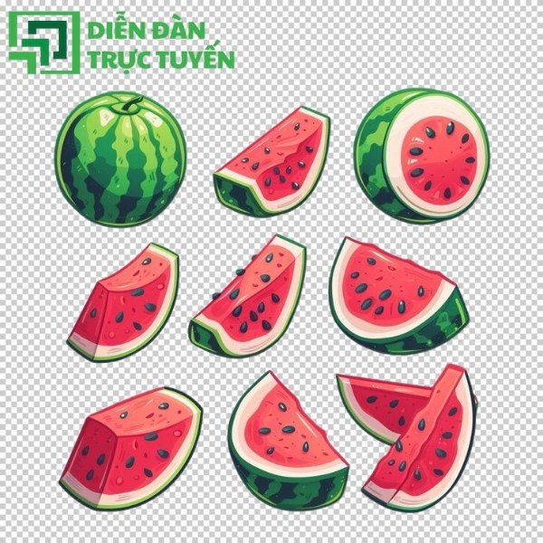 Dưa hấu vector PNG, AI, SVG, EPS