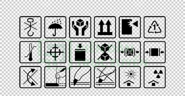 Icon thùng carton vector