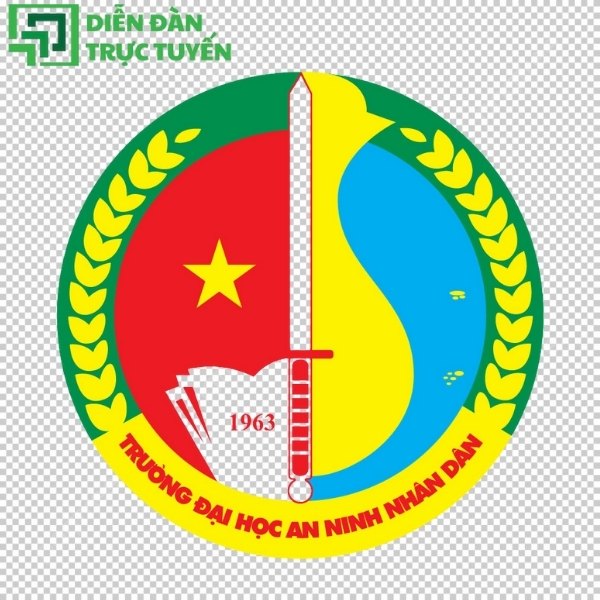 Logo đại học an ninh nhân dân tách nền miễn phí