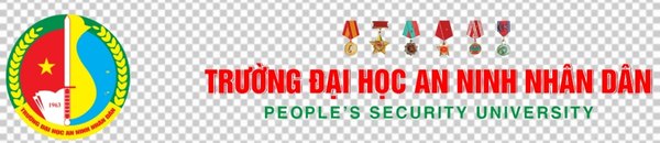 Vector logo đại học an ninh nhân dân