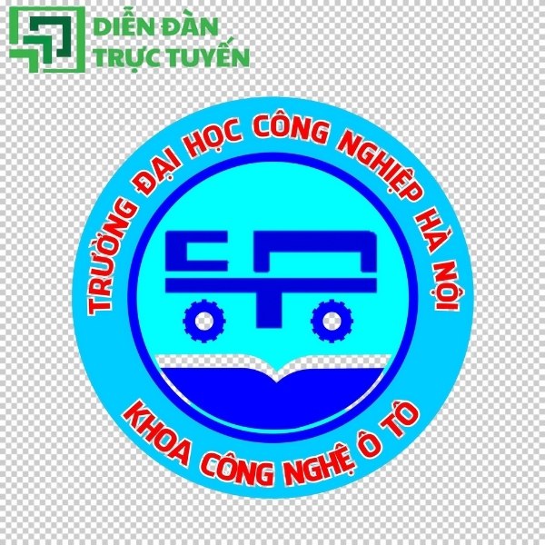 Logo HaUI tách nền - Khoa Công Nghệ Ô tô