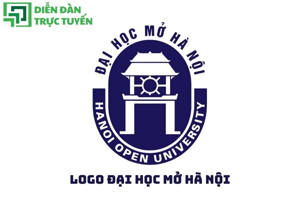 Logo Đại Học Mở Hà Nội