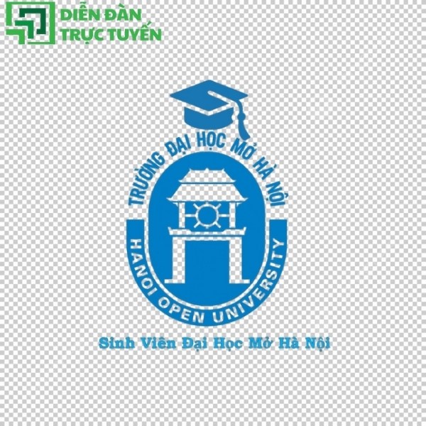 Logo Trường Đại Học Mở Hà Nội miễn phí