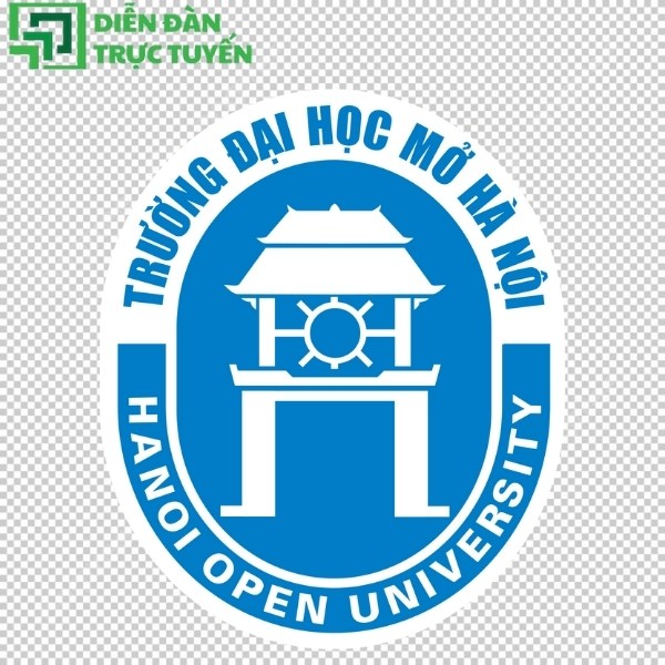 Logo Đại Học Mở Hà Nội chính thức