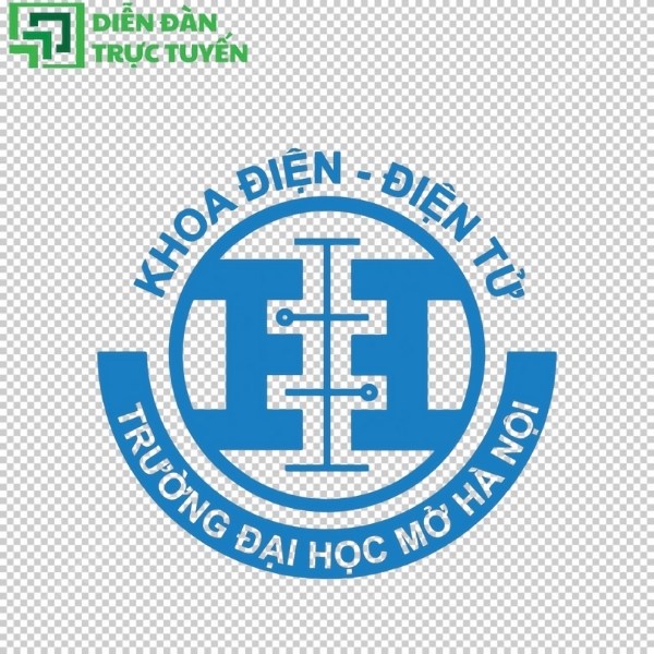 Logo Trường Đại Học Mở Hà Nội Khoa Điên - Điện Tử
