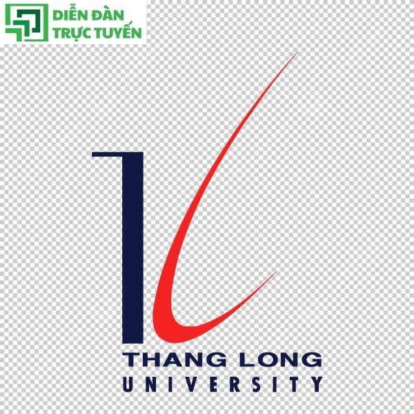 Logo đại học thăng long file PNG tách nền