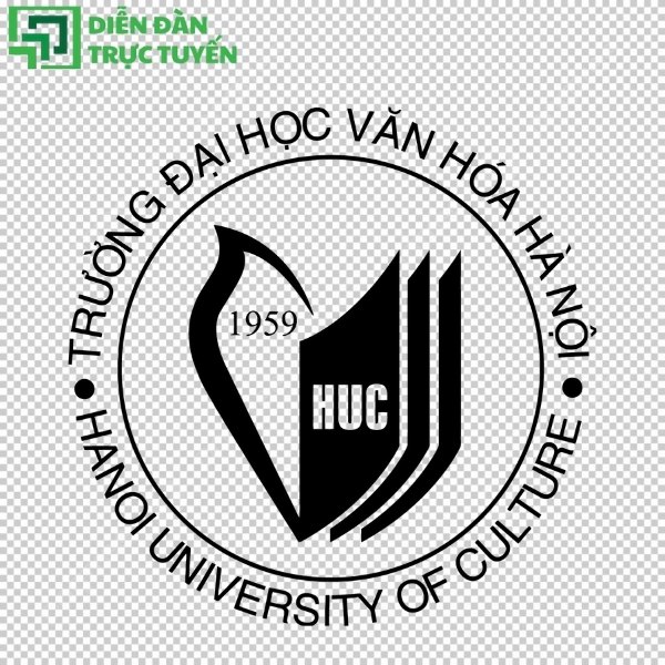 Logo trường Đại học Văn hóa Hà Nội tách nền trong suốt