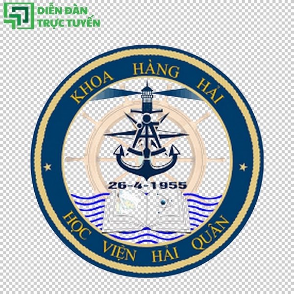 Logo Học viện Hải quân File PNG tách nền