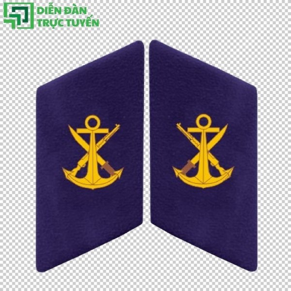 Cầu vai Hải Quân Việt Nam tách nền