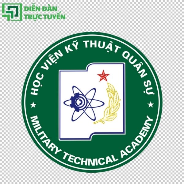 Logo học viện kỹ thuật quân sự file PNG tách nền