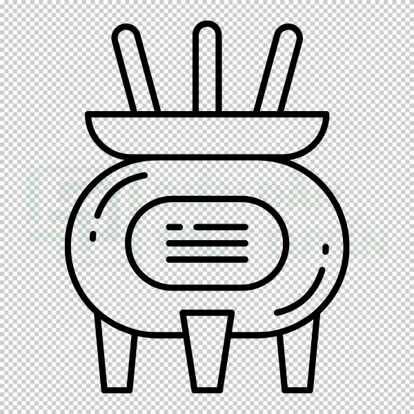 Lu hương vector đơn giản