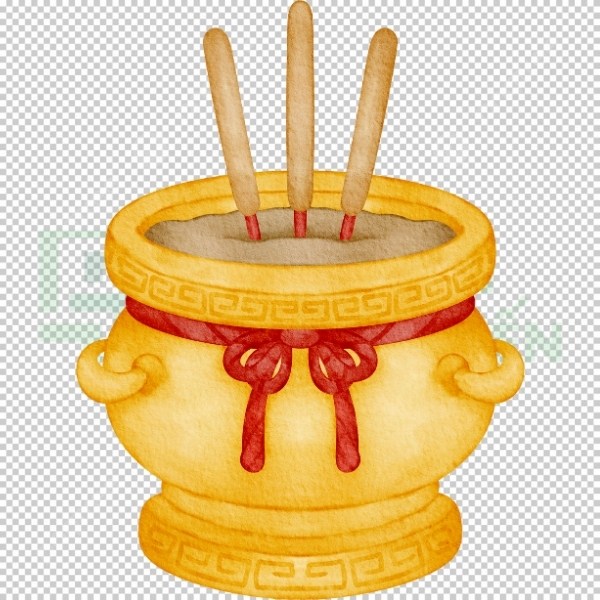 Mẫu lu hương vector hoạt ảnh