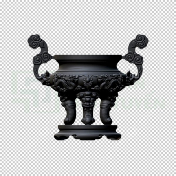 Mẫu lu hương vector không nền