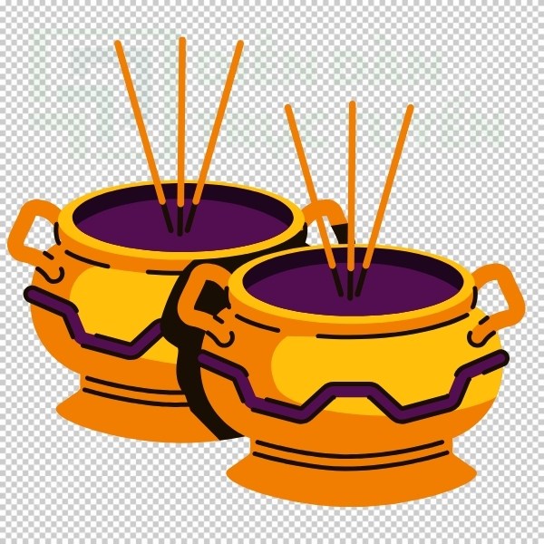 File lu hương vector chính hãng