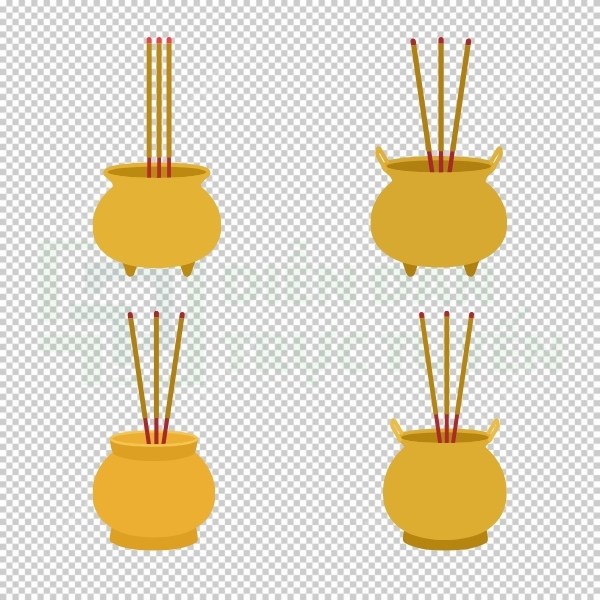 Lu hương vector cổ truyền