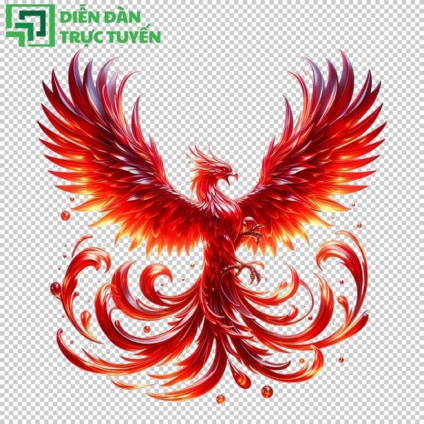 Phượng hoàng 3D gradient