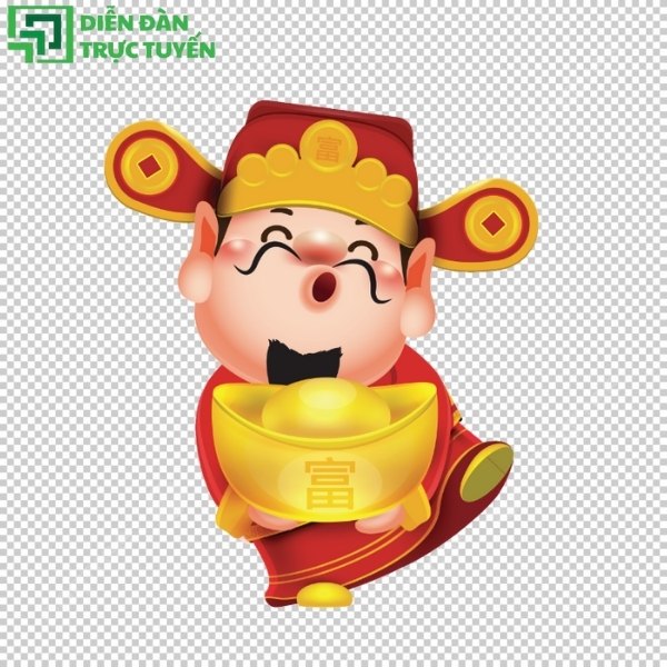 Thần Tài Vector cổ truyền