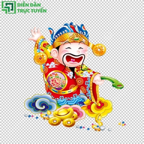 File ông thần tài vector cho mọi dự án thiết kế