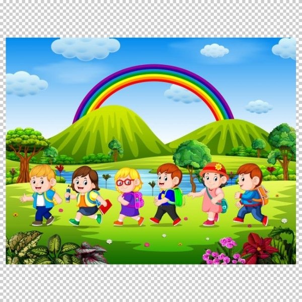 Phông nền mầm non vector 