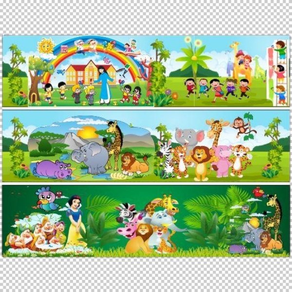 Tranh mầm non vector File PNG, SVG, EPS, AI