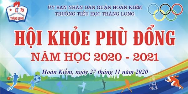 Mẫu Background Hội Khỏe Phù Đổng đẹp phù hợp cho mọi chương trình