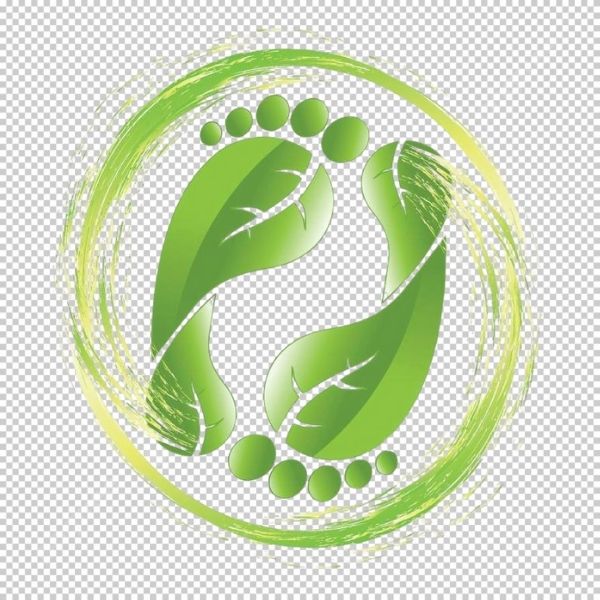 Mẫu Icon bàn chân vector đơn giản và hiện đại