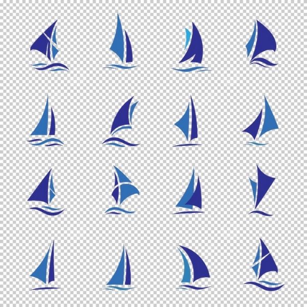 Mẫu logo cánh buồm miễn phí file PNG, AI, EPS