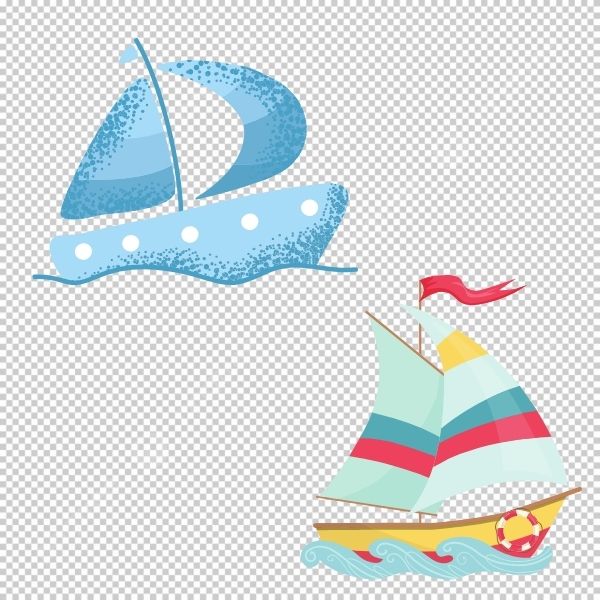 Hình cánh buồm vector cho designer