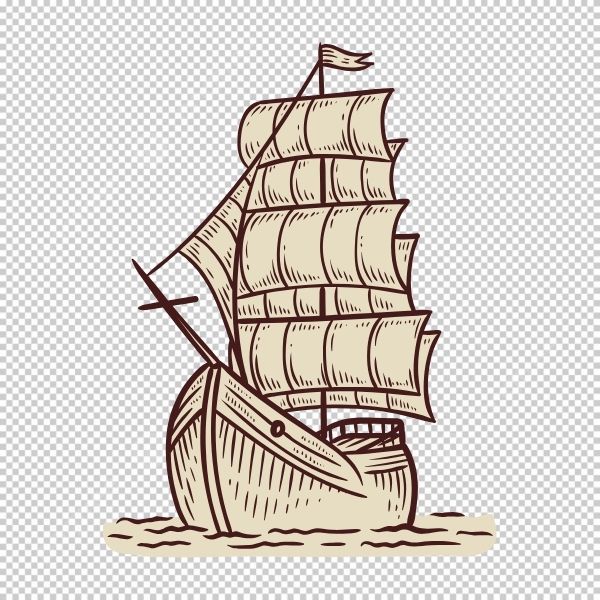 Icon cánh buồm vector tối ưu