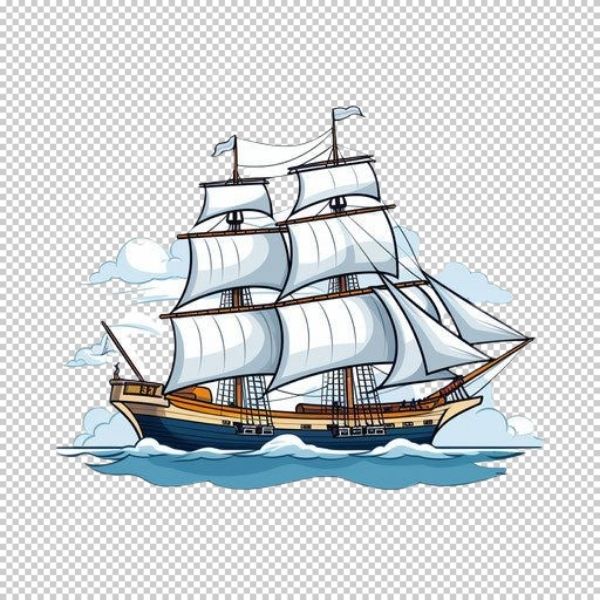 Vector cánh buồm đơn giản tinh tế