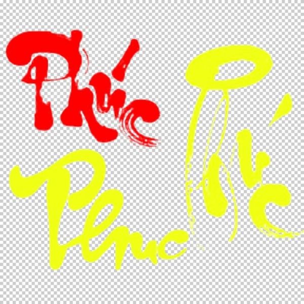 File chữ Phúc thư pháp cho trang trí Tết