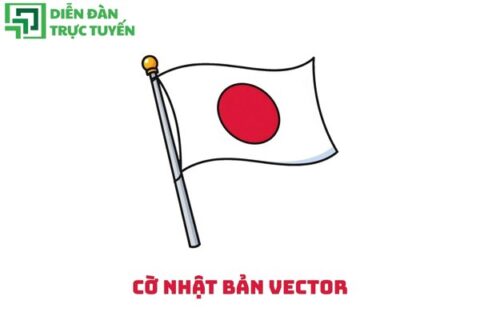 Cờ nhật bản vector