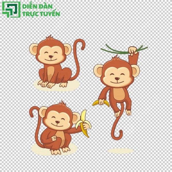 Con khỉ SVG hoạt hình