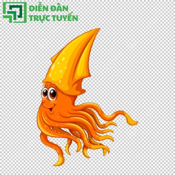 Vector con mực độc lạ dành cho thiết kế sáng tạo