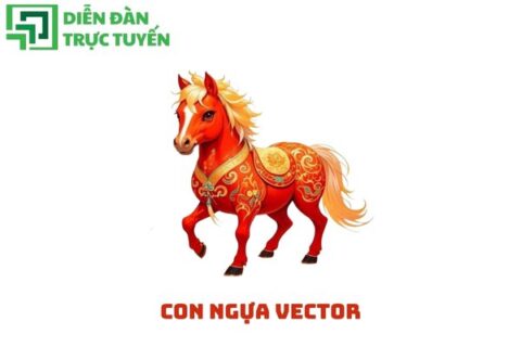 Con ngựa vector