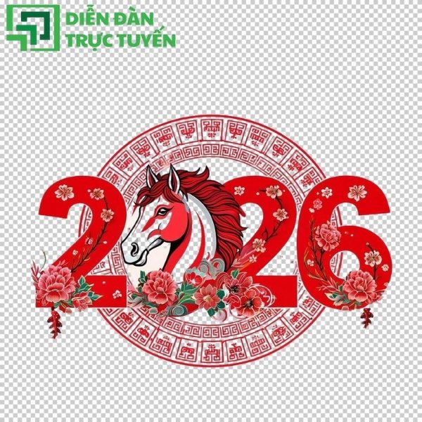 Mẫu ngựa vector chủ đề Bính Ngọ