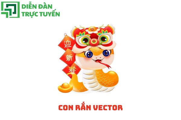 Con rắn vector