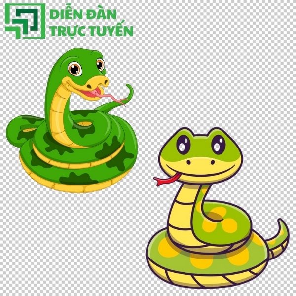 Thiết kế nổi bật hơn với hình ảnh con rắn vector chất lượng cao