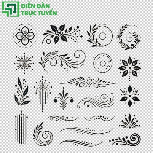 Lưu ngay mẫu hoa văn trang trí thiệp cưới phong cách hiện đại