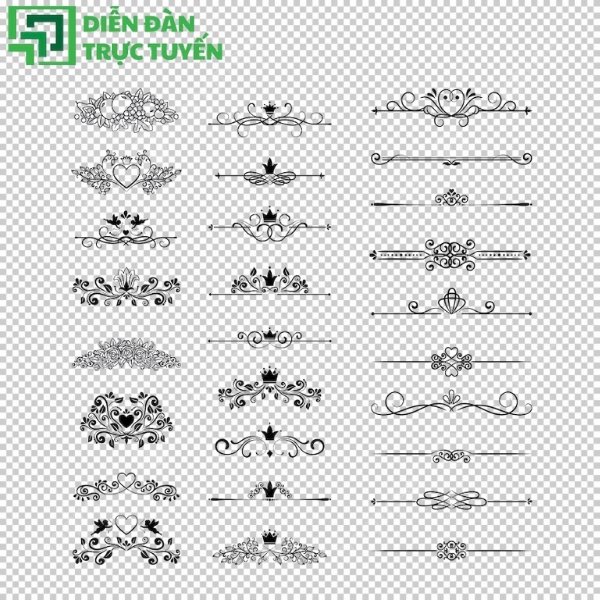 Thiệp cưới phong cách luxury với hoa văn trang trí thiệp cưới vector