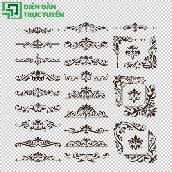 Tải ngay mẫu vector trang trí thiệp cưới đẹp