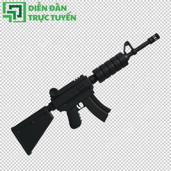 Hình khẩu súng vector dễ chỉnh sửa